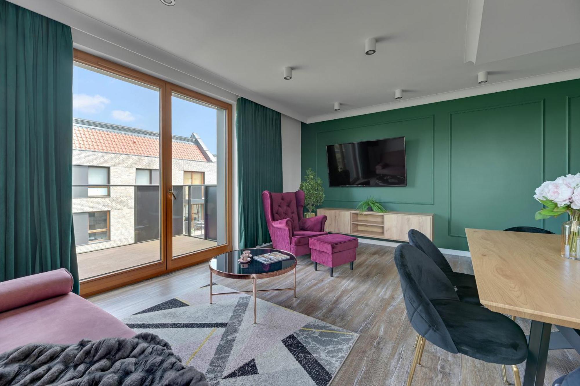 Front Park Apartments With Parking By Lion Apartments Gdańsk Zewnętrze zdjęcie